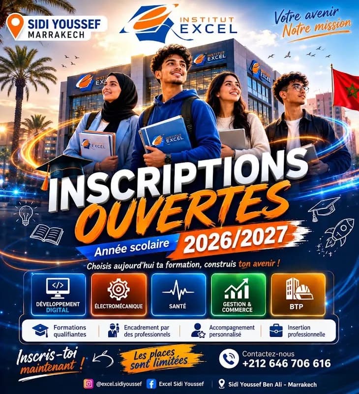 GROUPE DES INSTITUS EXCEL MARRAKECH-SIDI YOUSSEF